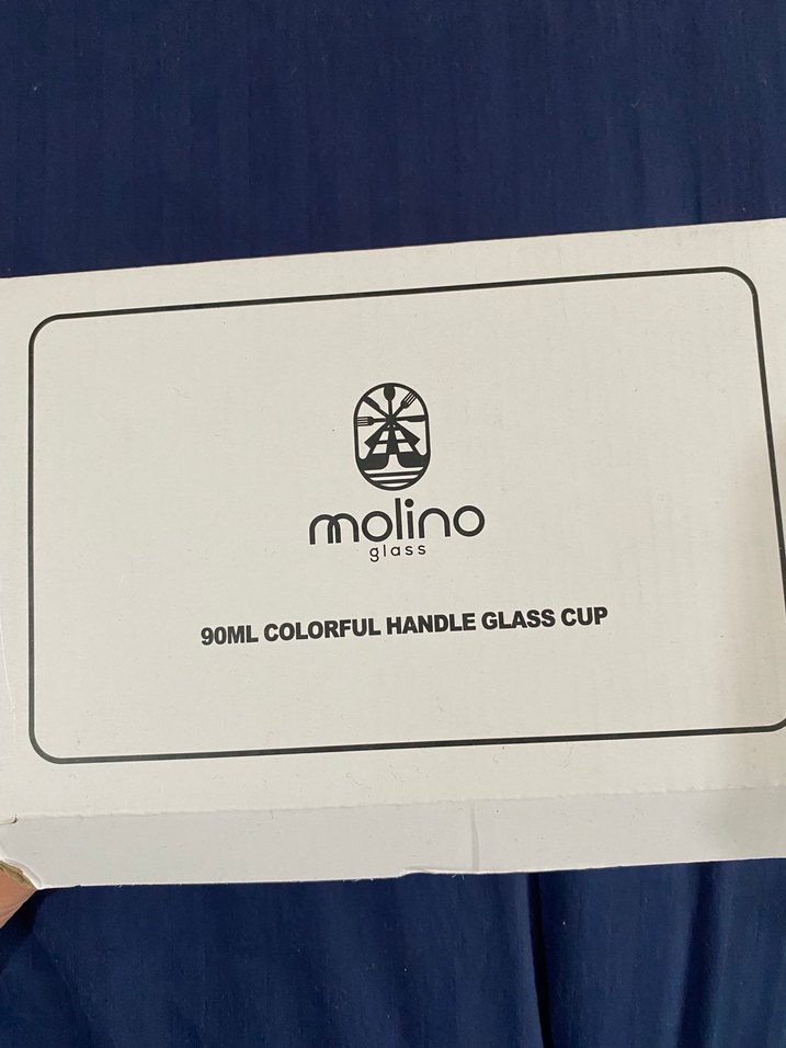 Renkli Kulplu Cam Kupa Seti - Görsel 4