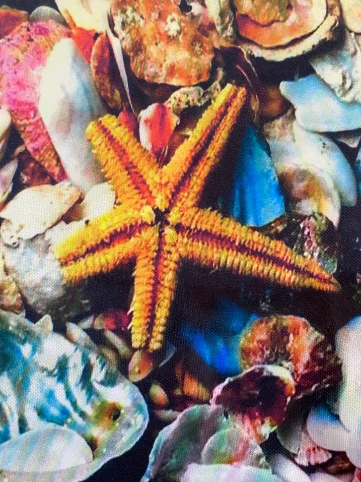 Renkli Pul Detaylı Plaj Çantası - Görsel 2