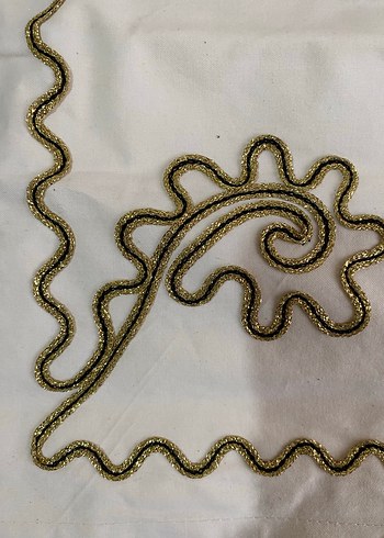 Nakışlı Beyaz Mutfak Önlüğü - Görsel 4