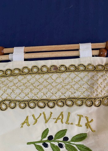 Nakışlı Beyaz Mutfak Önlüğü - Görsel 2