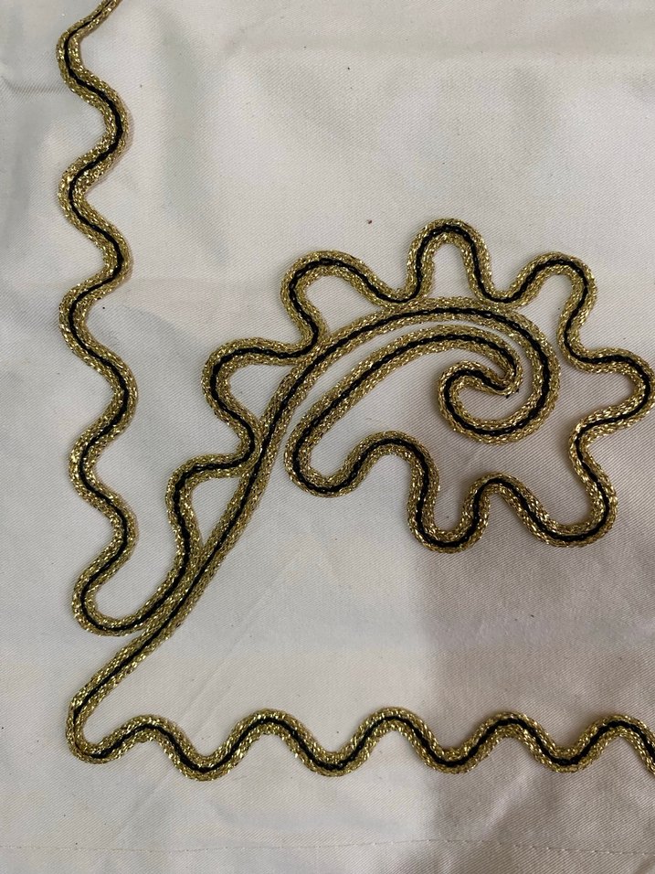 Nakışlı Beyaz Mutfak Önlüğü - Görsel 4