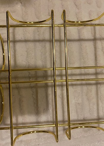 Parlak Altın Makyaj Organizeri - Görsel 3