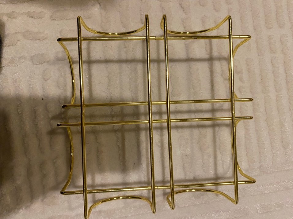 Parlak Altın Makyaj Organizeri - Görsel 3