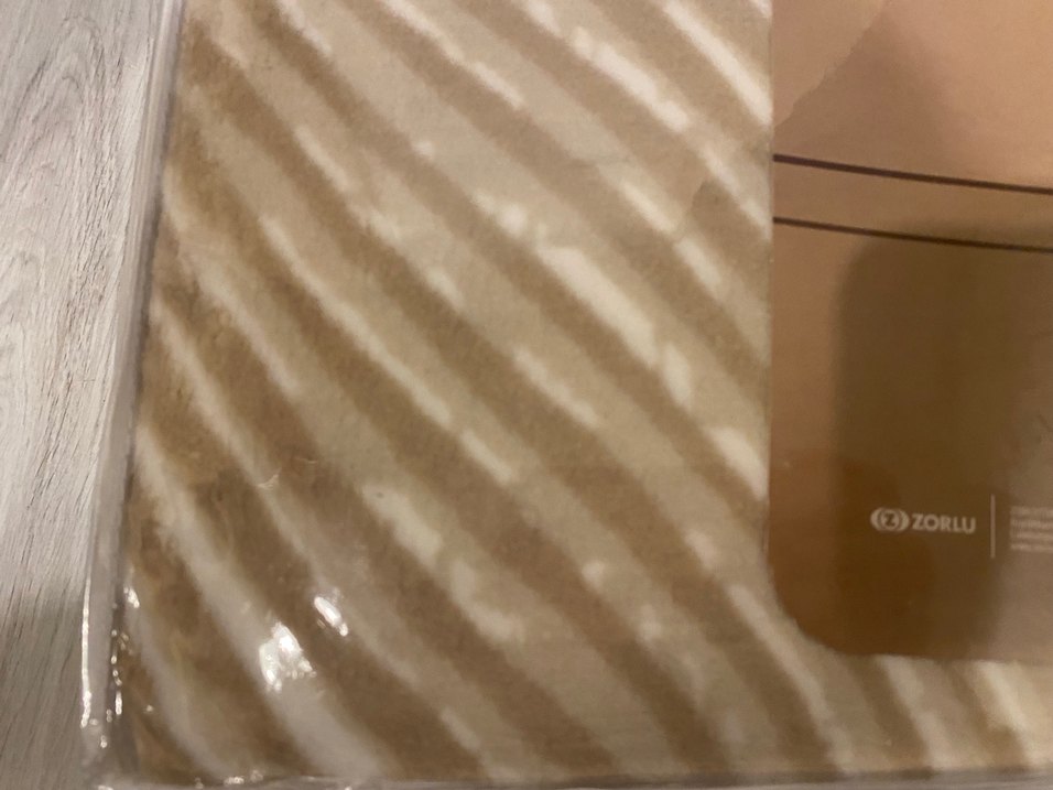 Bej Desenli Tac Battaniye - Görsel 2