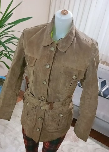 Atalar Atalar bayan gerçek deri ceket