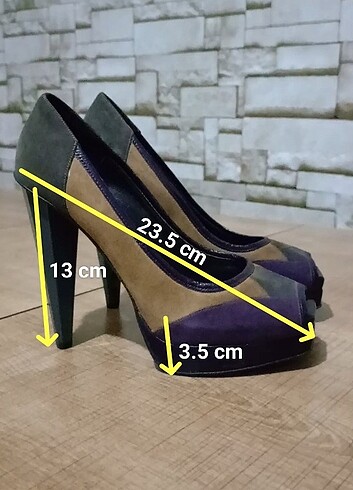 Gianna meliani platform ayakkabı - Görsel 13