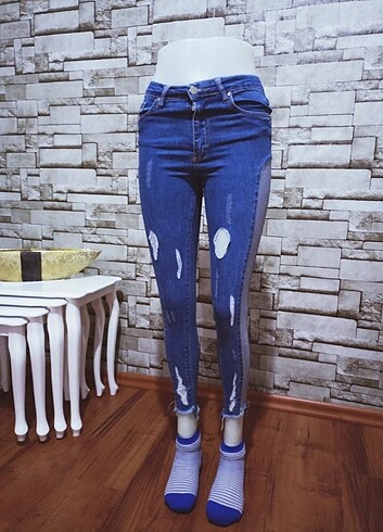 Aksu blu denim pantolon