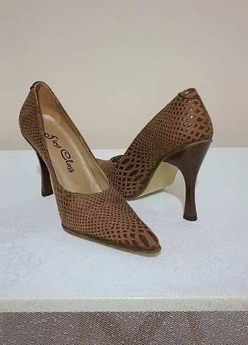 First class platform ayakkabı - Görsel 13
