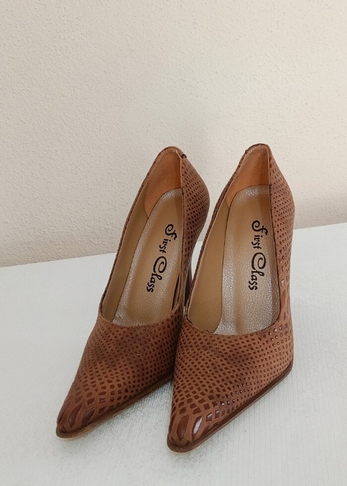 First class platform ayakkabı - Görsel 4