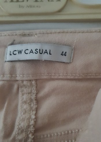 LC Waikiki Bej Kumaş Kadın Pantolon