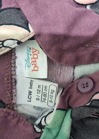 Kız Çocuk Mor Minnie Mouse Desenli Pijama - Görsel 2