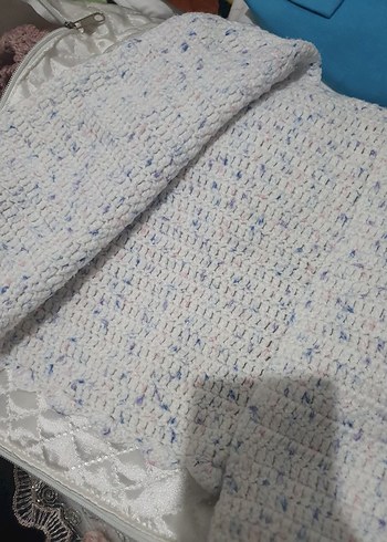 Beyaz Bohem Örgü Kız Hırkası - Görsel 4