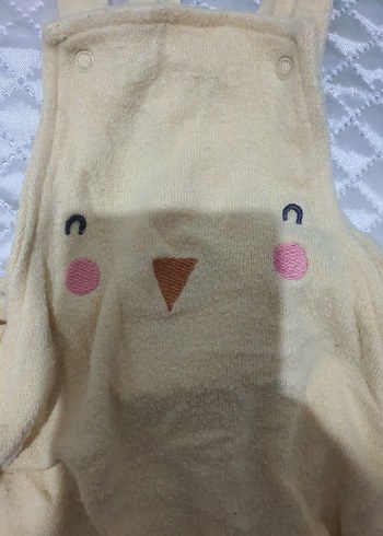 Sarı Fırfırlı Bebek Kız Tulum - Görsel 5