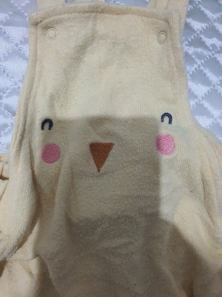 Sarı Fırfırlı Bebek Kız Tulum - Görsel 5