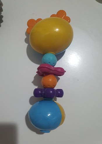 Renkli Diş Kaşıyıcı ve Çıngırak Seti - Görsel 2