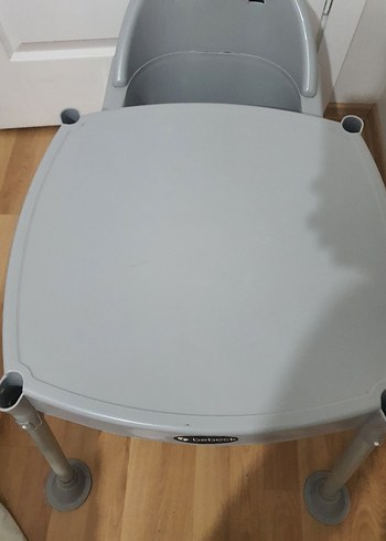 Gri Bebek Mama Sandalyesi ve Aktivite Masası - Görsel 3