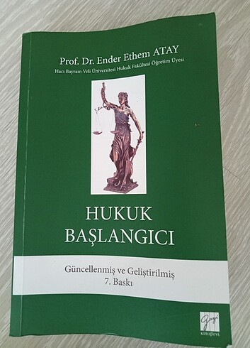Hukuk Başlangıcı Prof. Dr. Ender Ethem Atay