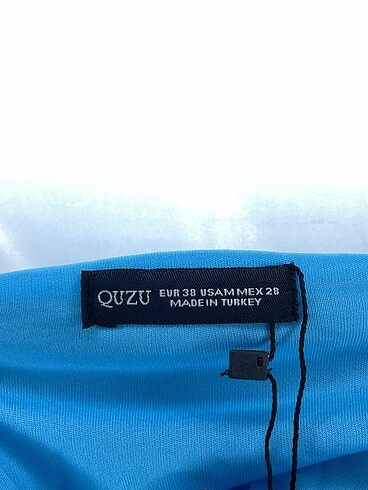 38 Beden mavi Renk Quzu Mini Üst %70 İndirimli.