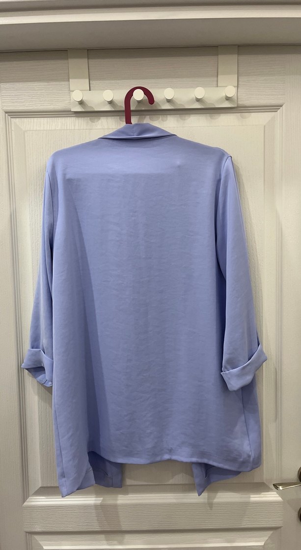 Mavi renkli ceket - Görsel 4