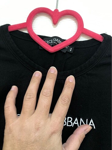 Dolce & Gabbana Siyah yazılı tshirt