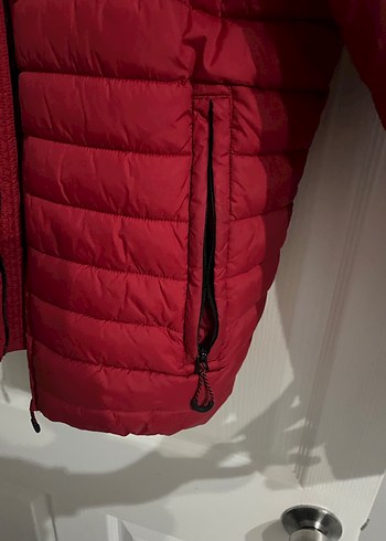 Erkek Kırmızı Fermuarlı Günlük Mont - Görsel 4