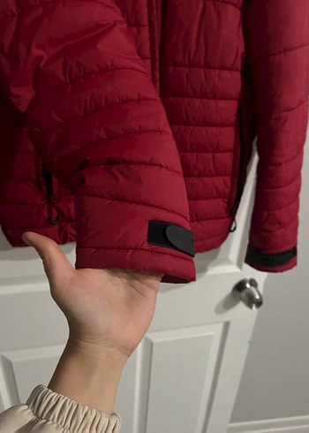 Erkek Kırmızı Fermuarlı Günlük Mont - Görsel 3