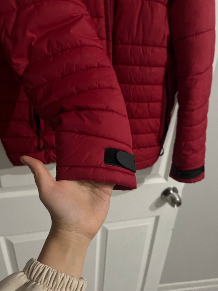 Erkek Kırmızı Fermuarlı Günlük Mont - Görsel 3