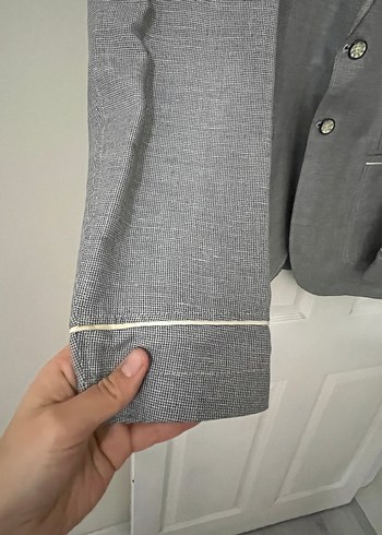 Gri Erkek Regular Fit Ceket - Görsel 3