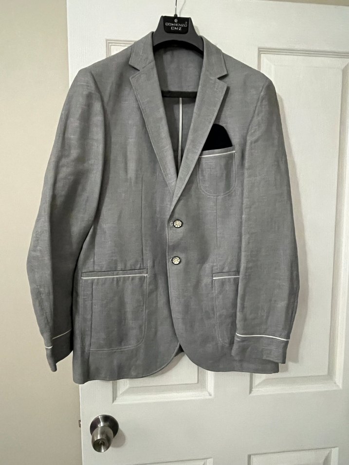 Gri Erkek Regular Fit Ceket - Görsel 2