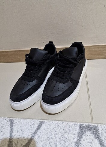 40 Beden Unisex siyah sneaker