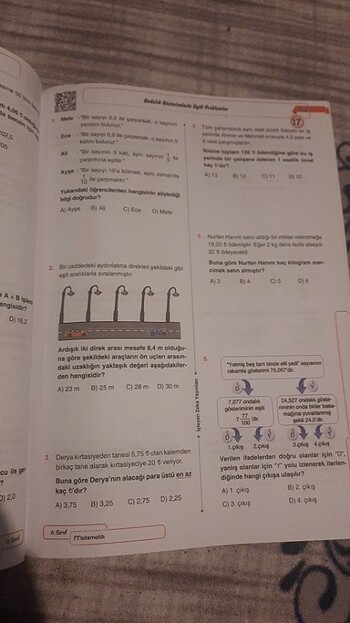 Matematik konu testi sadece 1 soru çözdüm  - Görsel 5