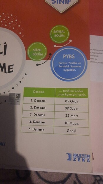 6 cı sınıf sayısal ve sözel kitapcik - Görsel 3