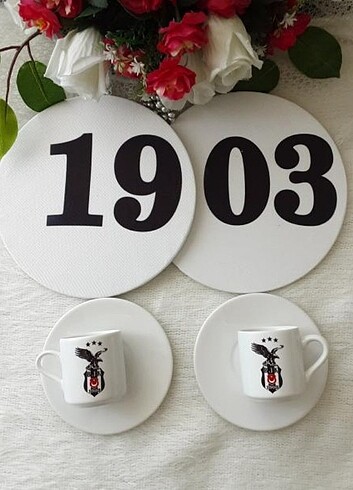Beşiktaş baskılı 2li fincan