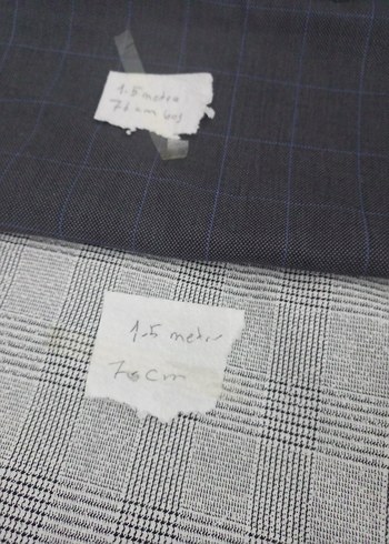 Mavi Gri Ekoseli kumaşlar hepsinin fiyatıdır - Görsel 4