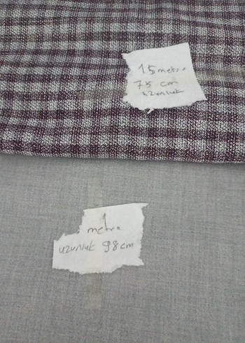 Mavi Gri Ekoseli kumaşlar hepsinin fiyatıdır - Görsel 5