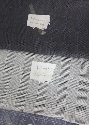 Mavi Gri Ekoseli kumaşlar hepsinin fiyatıdır - Görsel 8