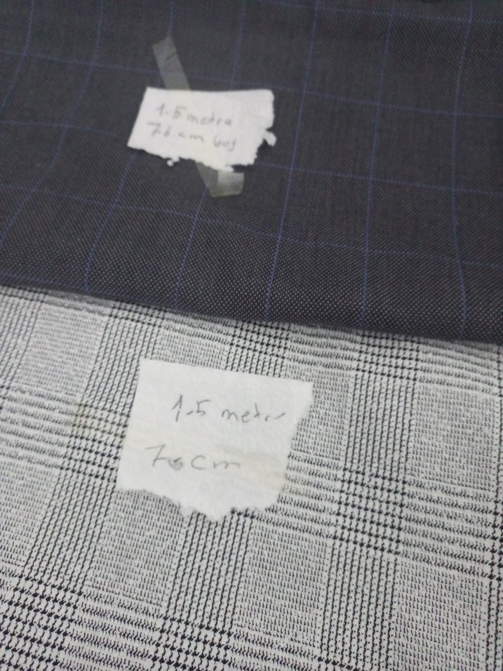 Mavi Gri Ekoseli kumaşlar hepsinin fiyatıdır - Görsel 4