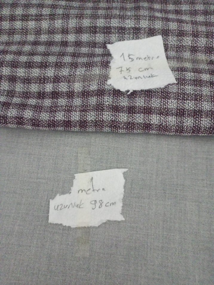 Mavi Gri Ekoseli kumaşlar hepsinin fiyatıdır - Görsel 5