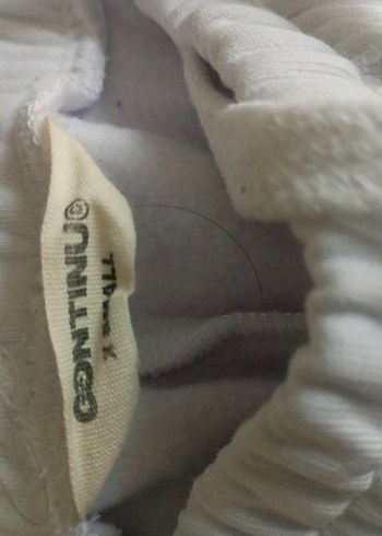 Kadın Beyaz Pamuklu Rahat Kesim Eşofman - Görsel 3