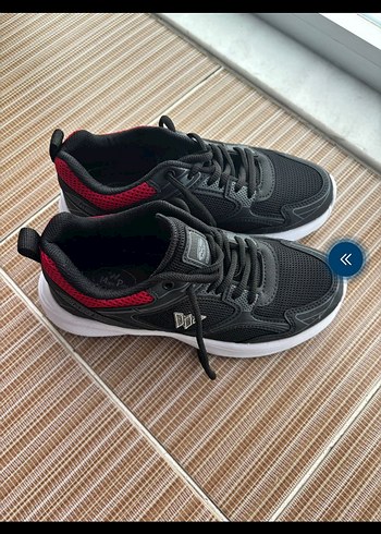 Siyah Bağcıklı Spor Kadın Sneakers - Görsel 5