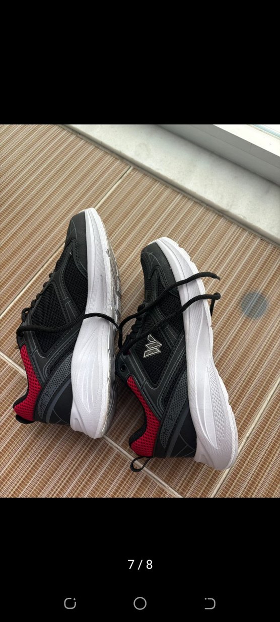 Siyah Bağcıklı Spor Kadın Sneakers - Görsel 2