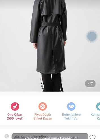 m Beden siyah Renk Stradivarius trençkot