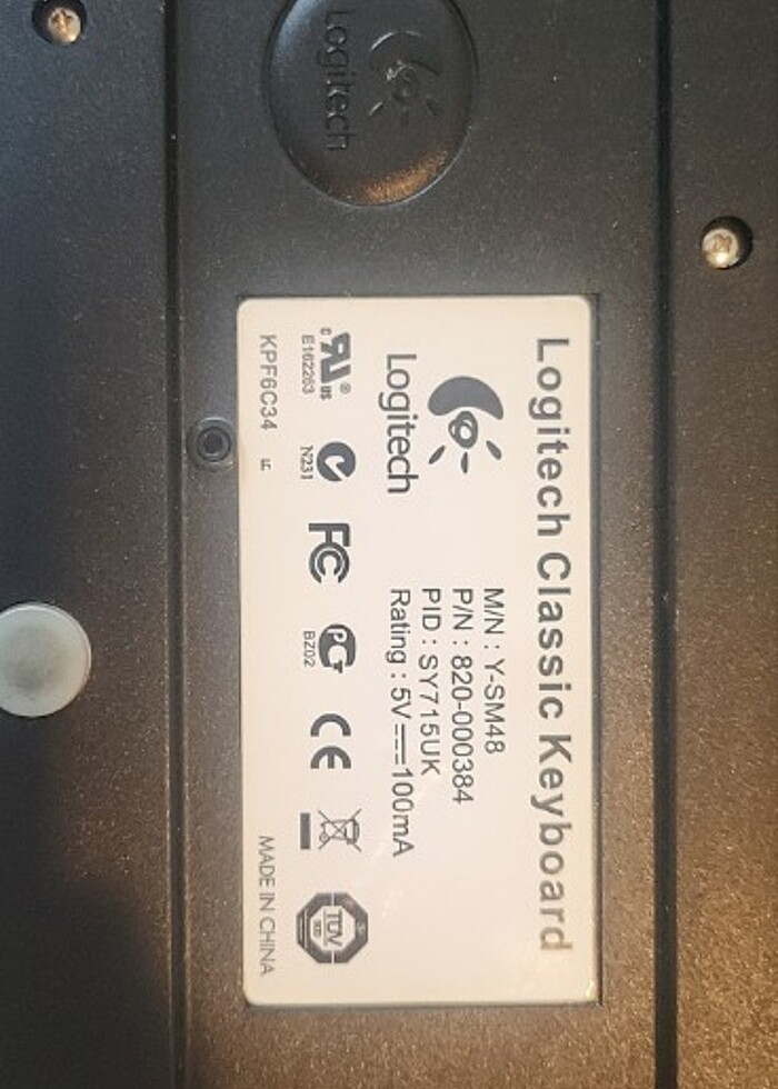 Logitech Classic Keyboard Klavye  - Görsel 3