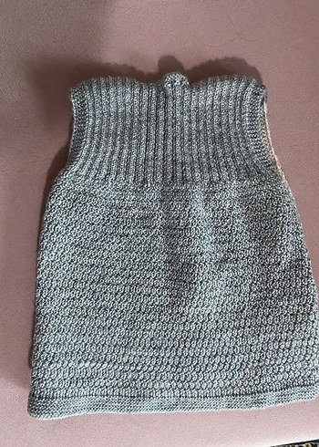 Bohem Tarz Gri Erkek Çocuk Triko Süveter - Görsel 2