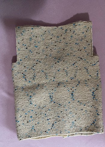 Kız Çocuk Gri Örgü Askılı Hırka - Görsel 3