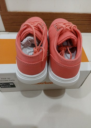 33 Beden Timberland Pembe Kız çocuk Blok Topuk Sneaker