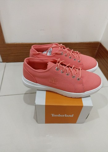 33 Beden pembe Renk Timberland Pembe Kız çocuk Blok Topuk Sneaker