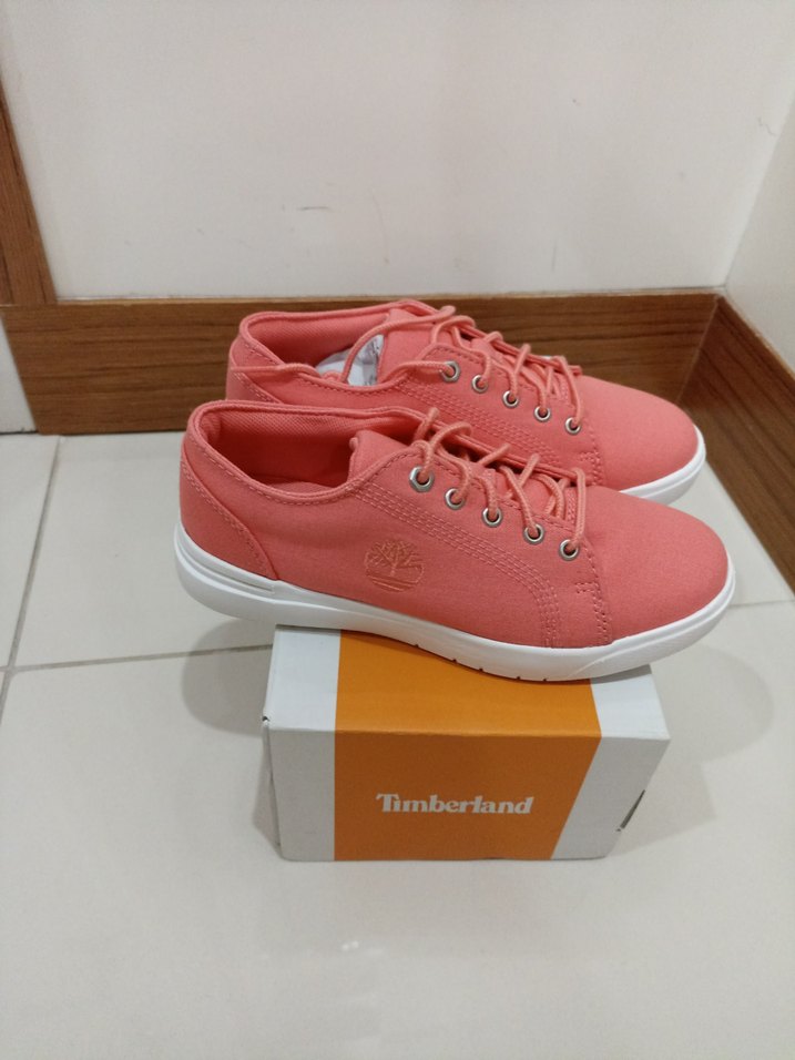 Timberland Pembe Kız çocuk Blok Topuk Sneaker - Görsel 4