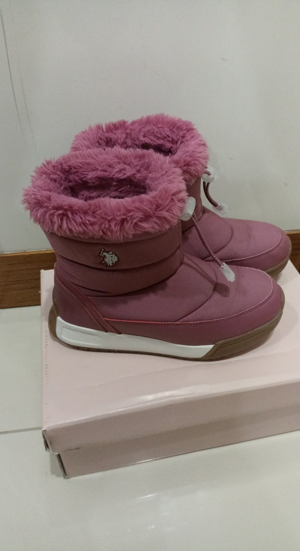 uspa polo Kız Çocuk Pembe  Bot. waterproff özelliği yoktur - Görsel 2