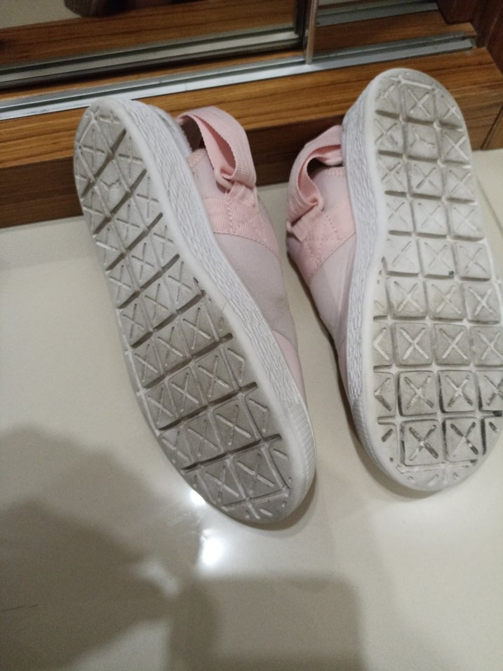 Kız Çocuk Pembe puma Cırt Cırtlı Spor Sandalet - Görsel 4